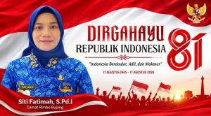 Camat Rimbo Bujang Siti Fatimah Ucapkan Selamat HUT ke-81 RI