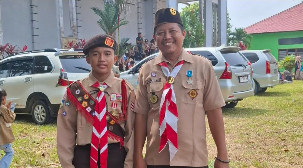 Siswa SMPIT Ad-Dhuha Berangkat ke Jamnas XII 2026, Dilepas Bupati Bungo