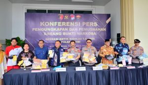 Operasi Antik Siginjai 2026 Ungkap 154 Kasus Narkoba, 236 Tersangka Diamankan