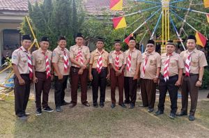 Upacara Hari Pramuka Digelar di SMAN 3 Bungo, Bersama Kwarran Pelepat Ilir