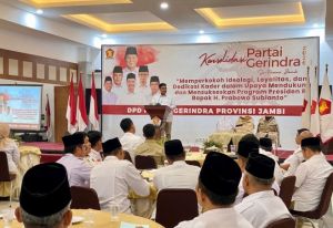 SAH Minta Anggota DPRD Gerindra se-Jambi Kawal Program Pro Rakyat